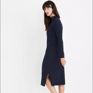NWT Madewell mockneck midi sweater-dress
